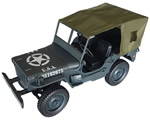 JEEP Militare RC 1:10 Grigia radiosistemi CH606G