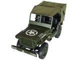 JEEP Militare RC 1:10 Verde radiosistemi CH606V