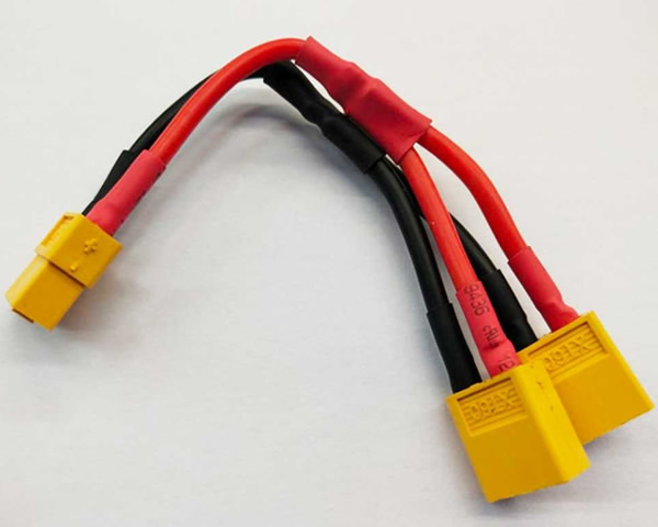 Cavo Adattatore Parallelo Da Pannello Solare GELRHONR – Da Doppia DC8mm A XT60 (14AWG, 1m) Con Riduttore DC7909 A DC5525