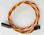 Prolunga Hitec/JR Twisted UNI 22AWG 450 mm radiosistemi MAXCW37