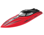 Motoscafo Elettrico Vector SR65 Brushless Racing Boat Red ARTR radiosistemi VOL79205AR