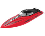 Motoscafo Elettrico Vector SR65 Brushed Racing Boat RTR Red radiosistemi VOL79205BR