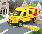 Delivery Truck with Figure 1:20 revell REV00814