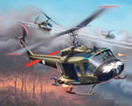 Bell UH-1H Gunship 1:100 revell REV04983