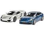 Gift Set Porsche Panamera - Porsche 918 Spyder 1:24 revell REV05681