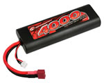 LiPo Battery 4000mAh 2S 45C Stick Pack T-Plug robitronic R05226