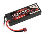 LiPo Battery 6200mAh 2S 40C T-Plug robitronic R05240