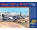 Dewoitine D-520 Bulgaria 1:72 rsmodels RSM92091
