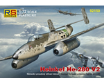 Heinkel He-280 V3 with Jumo 004 engine 1:72 rsmodels RSM92150