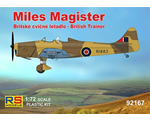 Miles Magister British Trainer 1:72 rsmodels RSM92167