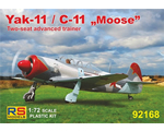 Yakovlev Yak-11 / C-11 Moose Two-seat advanced trainer 1:72 rsmodels RSM92168