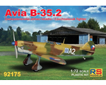 Avia B-35.2 Czechoslovak fighter 1:72 rsmodels RSM92175