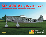 Messerschmitt Me-309 V4 Zerstorer 1:72 rsmodels RSM92202