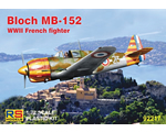 Bloch MB-152 WWII French fighter 1:72 rsmodels RSM92217