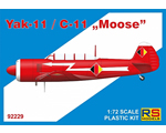 Yakovlev Yak-11 / C-11 Moose 1:72 rsmodels RSM92229
