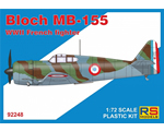 Bloch MB-155 WWII French fighter 1:72 rsmodels RSM92248