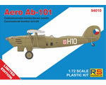 Aero Ab-101 Czechoslovak Bomber Aircraft 1:72 rsmodels RSM94010