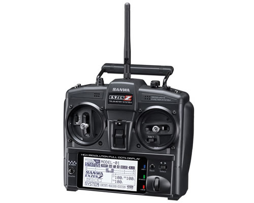 SANWA Radiocomando Sanwa Car EXZES ZZ 2 4 GHz FSSH 4T 4 Ch SR
