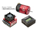 Combo ESC Razor 160A + Prog. Card + BLH-3650 13.5T x modelli 1:10 1:12 savox SAXCOMBO160135