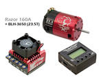 Combo ESC Razor 160A + Prog. Card + BLH-3650 23.5T x modelli 1:10 1:12 savox SAXCOMBO160235