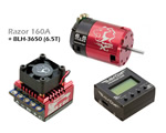 Combo ESC Razor 160A + Prog. Card + BLH-3650 6.5T x modelli 1:10 1:12 savox SAXCOMBO16065