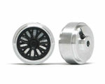 Ruota in alluminio diam. 17.3x8,2 serraggio M2, argento, 1.6g (2x) slotit PA38-ALS