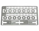 Set di distanziali per cerchioni e bronzine 0,1/0,25 mm slotit PA47