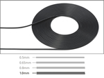 Cavo vinile Nero 1 mm (2 m) tamiya TA12678