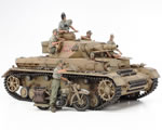 German Panzerkampfwagen IV Ausf.F - Motorcycle Set North Africa 1:35 tamiya TA25208