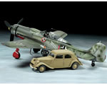 Focke-Wulf Fw190 D-9 JV44 - Citroen Traction 11CV Staff Car 1:48 tamiya TA25213