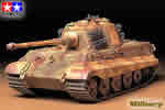 German King Tiger Production Turret 1:35 tamiya TA35164