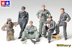 German Tank Crew at Rest 1:35 tamiya TA35201