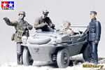 German Panzer Division Schwimmwagen Figure Set 1:35 tamiya TA35253