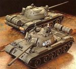 Russian Medium Tank T-55A 1:35 tamiya TA35257