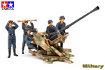 3.7 cm Flak 37 Anti-Aircraft Gun with Crew Set 1:35 - Sconto 10% tamiya TA35302