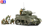 U.S. Light Tank M5A1 w/3 Figures 1:35 tamiya TA35313