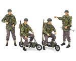 British Army 4 Paracadutisti con 2 minimoto 1:35 tamiya TA35337