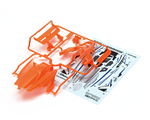 Carrozzeria DCR-02 Arancio fluorescente tamiya TA95511