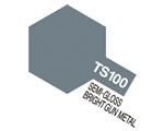 TS100 Bright Gun Metal Semi Gloss tamiya TS100