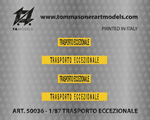 Decal Trasporto Eccezionale H0 (1:87) tamodels TA-0D50036