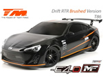 Automodello E4D MF Drift Car Silver T86 motore frontale 1:10 4WD 2,4 GHz RTR teammagic TM503017-86