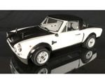 Automodello 124 Abarth Rally Bianco/Nera 1:10 4WD RTR therallylegends EZRL124-WT