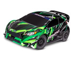 Automodello Ford Fiesta ST Rally 4WD 1:10 Brushless VXL-3S TQi 2,4 GHz TSM RTR Verde traxxas TXX74276-4-GRN