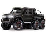 Automodello TRX-6 Mercedes-Benz G 63 AMG 6x6 Trail Crawler con Kit Luci Nero 1:10 RTR traxxas TXX88096-4-BLK