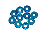 Rondella conica alluminio M3 Blu (10 pz) ultimate UR1501A