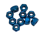 Dado autobloccante alluminio M3 Blu (10 pz) ultimate UR1502A