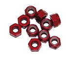 Dado autobloccante alluminio M3 Rosso (10 pz) ultimate UR1502R