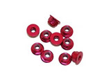 Dado autobloccante flangiato alluminio M3 Rosso (10 pz) ultimate UR1503R