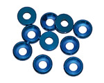 Rondella conica alluminio M4 Blu (10 pz) ultimate UR1511A