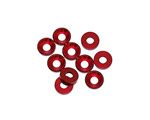 Rondella conica alluminio M4 Rosso (10 pz) ultimate UR1511R